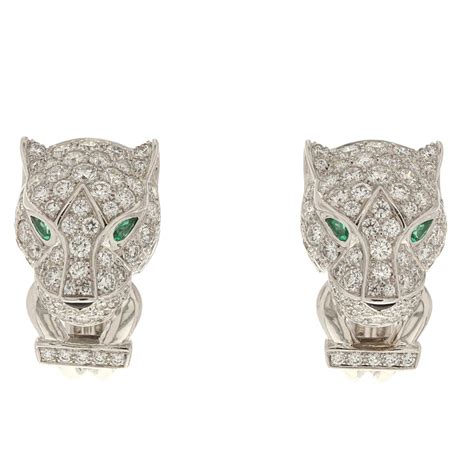 panthere cartier earrings